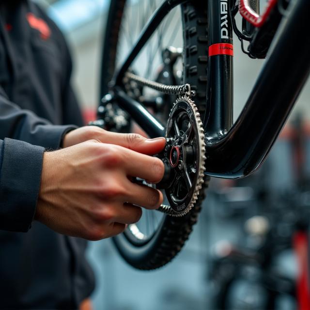 一休橋のプロフェッショナルな自転車整備ワークショップ
