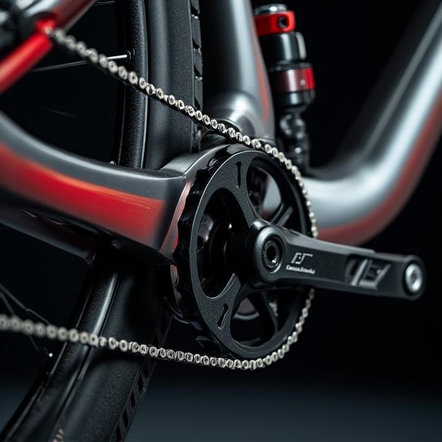 マウンテンバイクのクローズアップ
