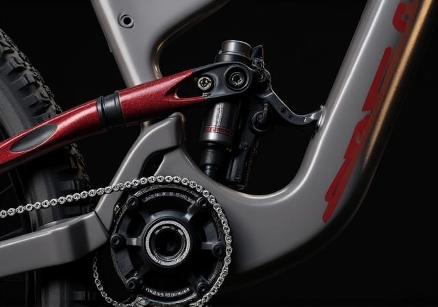 マウンテンバイクのクローズアップ